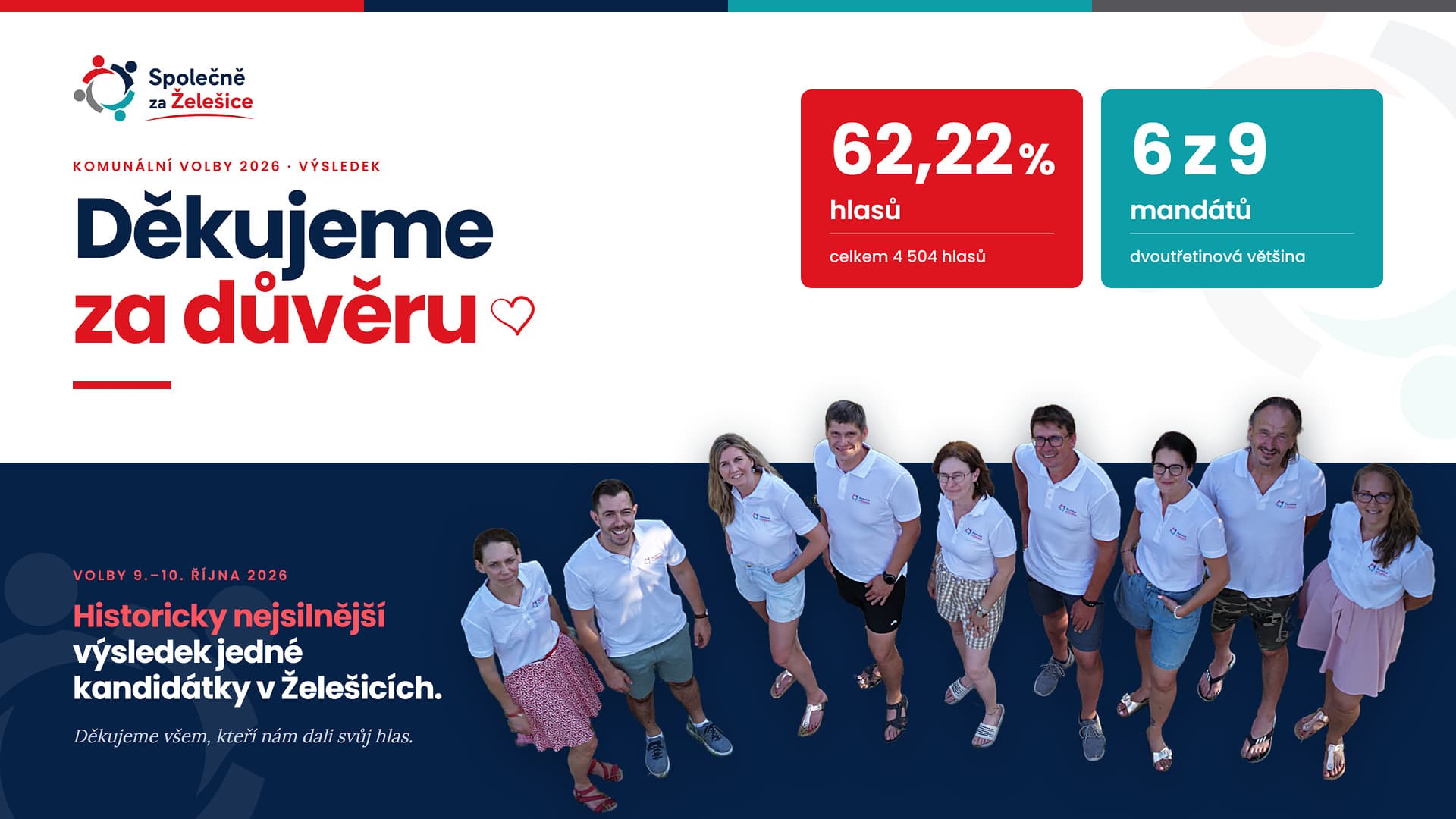 podekování